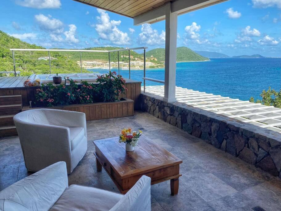 Luxury 7Br Waterfront Villa With Views Of Marina Cay And Scrub Island East End Exterior foto